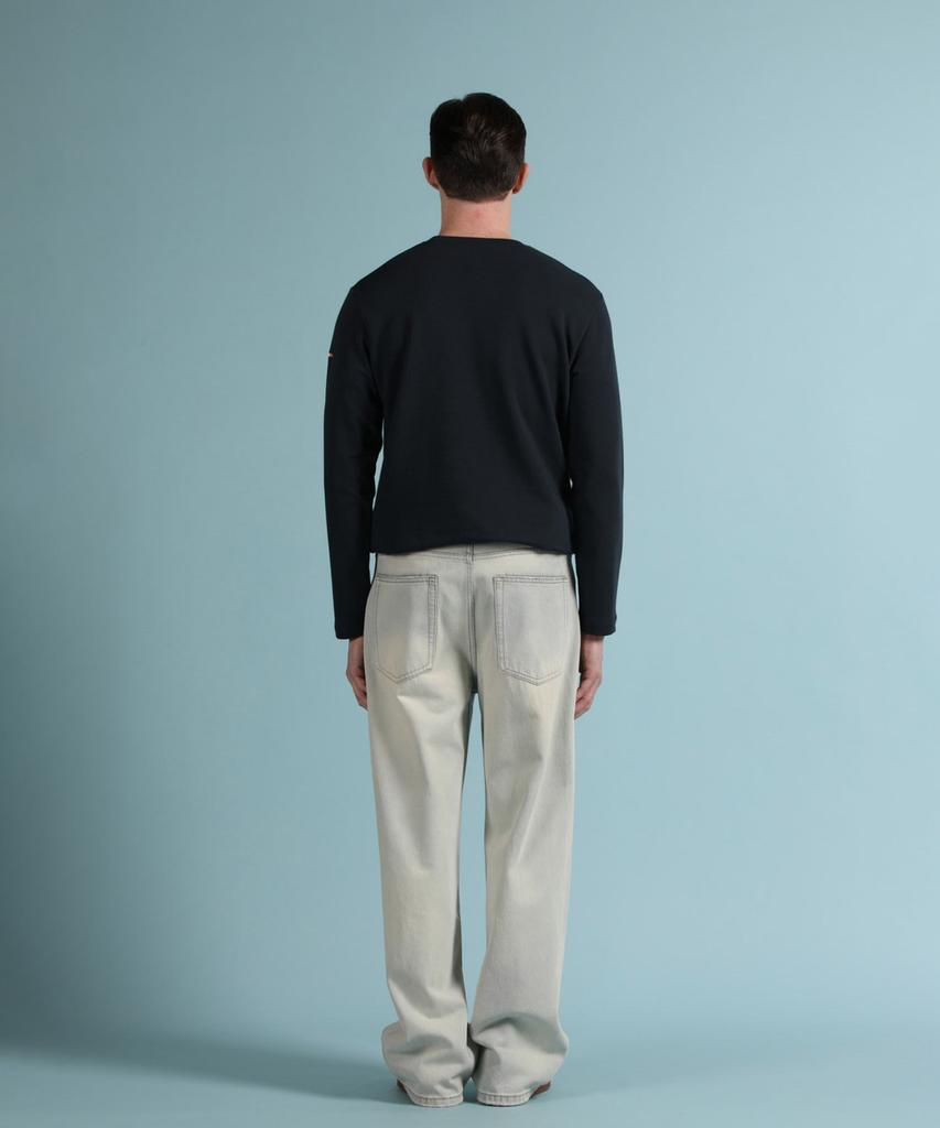 Panicalle Navy Soft Brushed Logo T-Shirt (Type B)