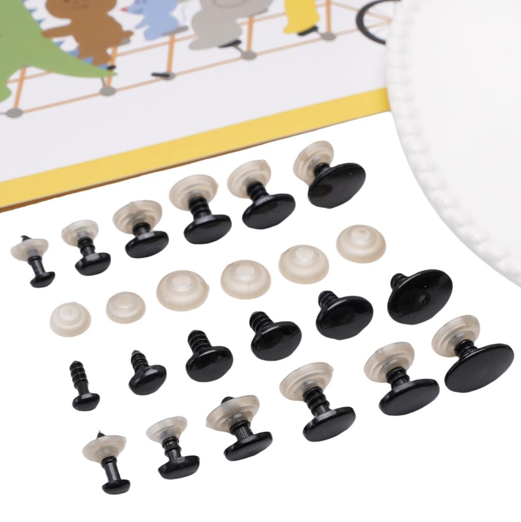 20-50Set Acrylic Oval Thread Doll Eyes for DIY Bear Gog Pet Doll Accessories