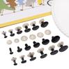 20-50Set Acrylic Oval Thread Doll Eyes for DIY Bear Gog Pet Doll Accessories