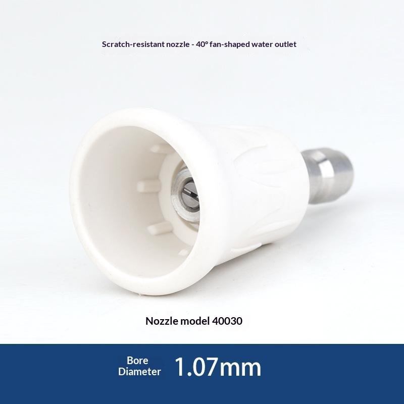 High Pressure Car Washer Nozzle Tips Quick Connect Stainless Steel Sector Sprayer for Auto Detailing Yard Cleaning Use