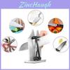 Modern And Simple Black/silver Kitchen Tool New Seat Mounted Sharpening Stone For Home Use 220g/256g