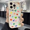 Colorful Paint Heart Pattern Shockproof Phone Case for Xiaomi Redmi Note 14 13 12 11 10 9 8 7 Pro Anti-Slip Soft TPU Cover