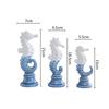 Ceramic Handicraft Artificial Animal Sculpture Seahorse Marine Organism Cartoon Seahorse Statue Home Decoration Accessories