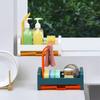 Kitchen Sink Drain Shelf Organizer for Sponge Soap Rag Towel Holder Storage Basket Dish Drying Spice Rack Bathroom Accessories