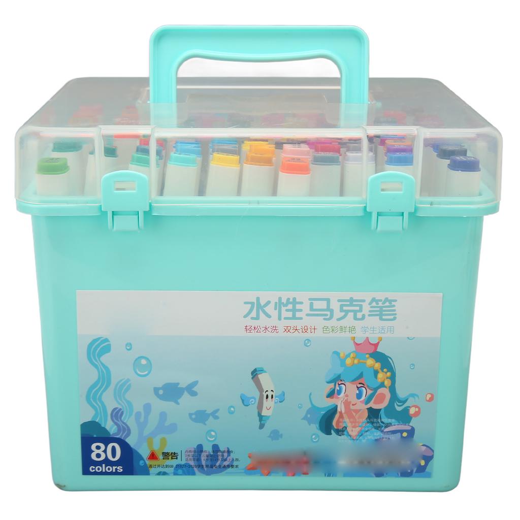 Graffiti Marker Wasserbasiert Doppelkopf Reichhaltige Farben Schnelltrocknend Kartonverpackt Farbmarker für DIY