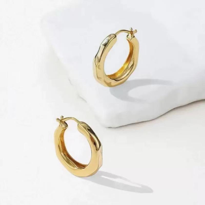Ear Hoop - Small-scale, Minimalist, Retro-style Ear Clasp - Unique Design, High-end Ear Jewelry Earrings