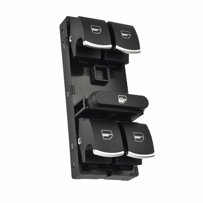 Front Left Power Window Master Control Switch5K4959857 5ND959857 5K4959857XSH for Volkswagen Tiguan CC Golf Jetta Passat 2009-17