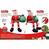 8FT Outdoor Decorations Christmas Inflatable Yard Climbing Santa Claus Christmas Blow Up Yard Decorations Christmas Inflatables