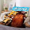 Personalisierbare Decke mit Namen, Eiszeit: Die Entstehung der Dinosaurier, Weich & Warm, für Sofa, Büro, Bett, Reisen, Mittagspause, Geschenk für alle Jahreszeiten
