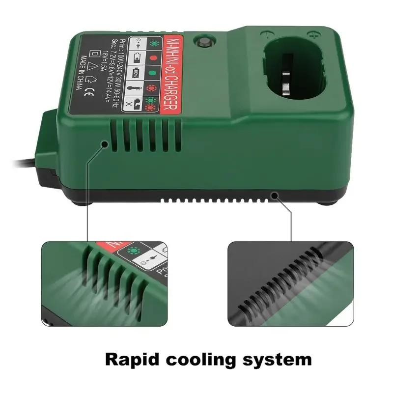 For Makita PA12 DC1804 DC1822 DC1414 Battery Charger 7.2V 9.6V 12V 14.4V 18V NI-CD&NI-MH Replacement Power Tool US EU UK AU Plug