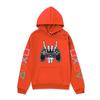 Winter Comfortable Fashion Long Sleeved Letter Game Console Icon Printed Hoodie-Soft Medium Stretch Polyester Fabric Winter Relaxed Fit Clothing
