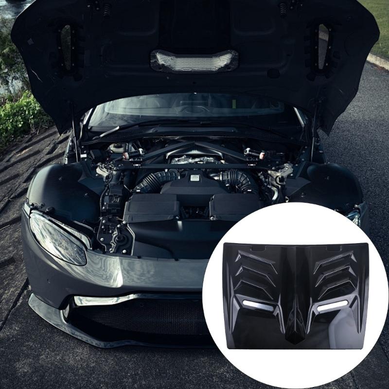 Car Air Flow Intake Hood Scoops Vents Center Side Hood Scoops Decorative Cover Automotive Accessories Easy Installation