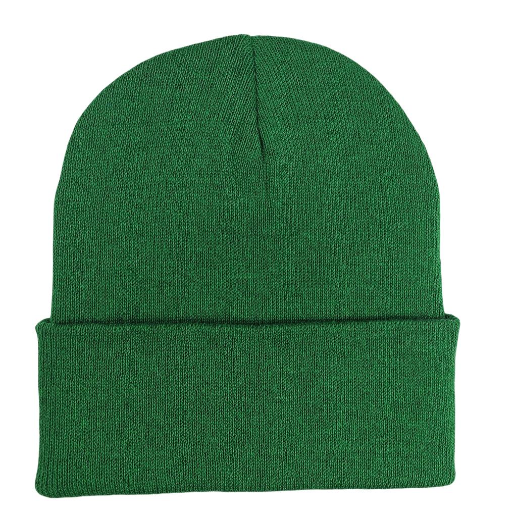 Custom Plain Knit Beanie Soft Winter Hat with 58 Colors Ready Stock Embroidery Logo