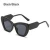 Vintage Y2K Cat Eye Sunglasses for Women & Men Oversized Square Sun Glasses Fashion Shades for Beach Vacation UV400 Protection