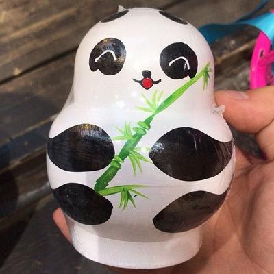 Nesting Doll 10 Layers Of Small Yellow Duck Air-Dried Basswood Hand-Painted Children'S Toy Creative Ornaments
