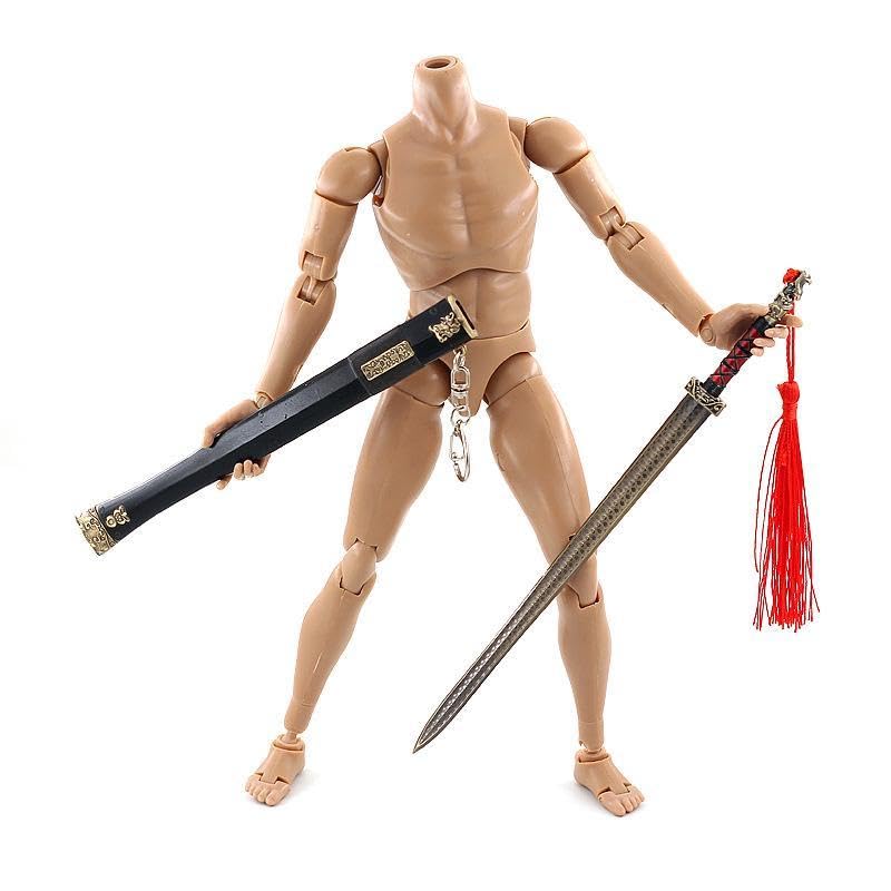 [Nekokamiyama] Three Kingdoms Heroic General Weapon Zhou Yu Gongjin's Sword, Total Length 22cm / Miniature Figurine Collector's Decor