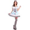 Halloween Wonderland Alice Maid Dress Cosplay Uniform Queen Party Costume