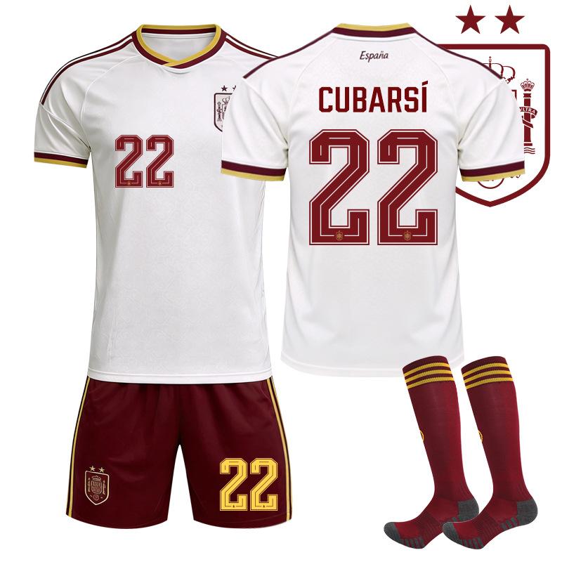 2026 No. 22 Cubarsi World Cup ‘Double Stars’ Spain Away Kit