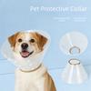 Plastic Pet Protective Collar Transparent Elizabethan Collar Cat Recovery Collar  Wound Protection