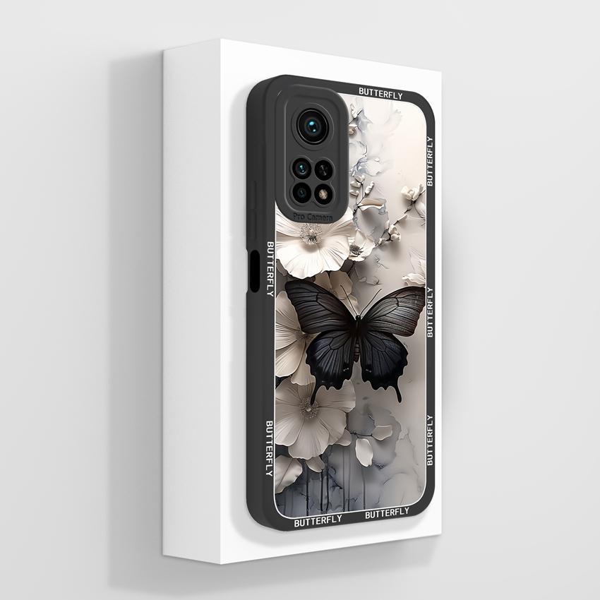 

Чехол для телефона для Xiaomi Mi 10T 11T Pro Lite Mi 10 11 11X 11i с узором из ароматных цветов, из жидкого силикона, мягкий бампер, противоударный чехол для Xiaomi, бамперные чехлы Xiaomi Mi 10T