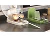Cream Multifunction Kitchen Rack: Lid, Spoon & Spatula Organizer
