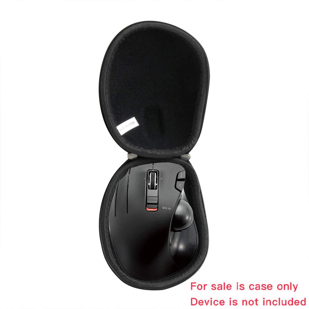 Hermitshell Hard Travel Case for ELECOM Left-Handed 2.4GHz Wireless Easy Thumb Control Trackball Mouse (ELECOM M-XT4DRBK)
