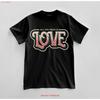 Custom All You Need Is Love T Shirt Design Jersey  Vintage Washed Stylish Slightly Comfortable Homme Top For Everyday Wear