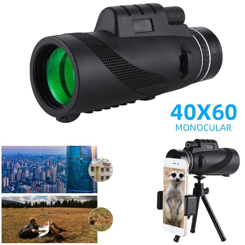 

Монокулярний телескоп високої роздільної здатності 40x60 з нічним баченням і можливістю фотографування Standard Telescope Package