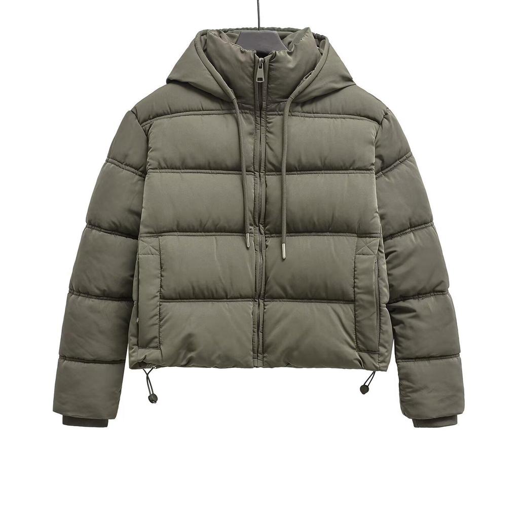 2024 Winter Damen Kapuzen-Baumwolljacke - Europäischer & Amerikanischer Stil