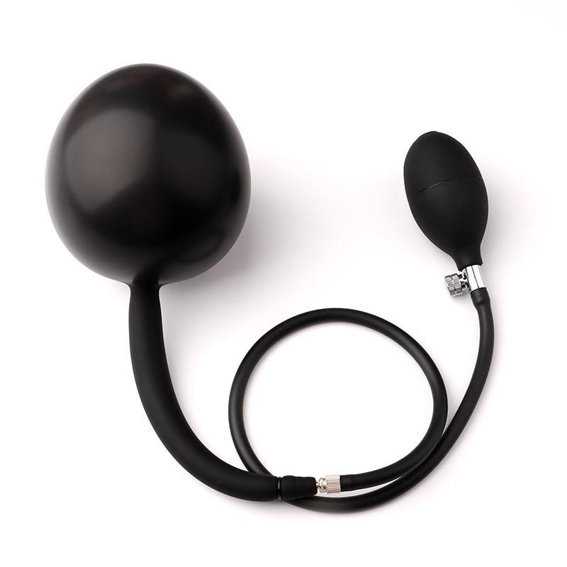 Inflatable Butt Anal Plug Dilator with Puppy Tail Anal Sex Toys for Man and Women Couple Anal Vagina Expander