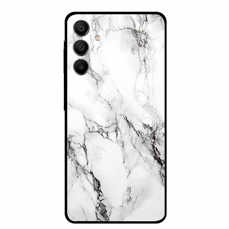 Tempered Glass Case for Samsung Galaxy A16 5G Back Cover Hard Case for SamsungA16 Phone Case Fundas Cool Protective Cute Bumper