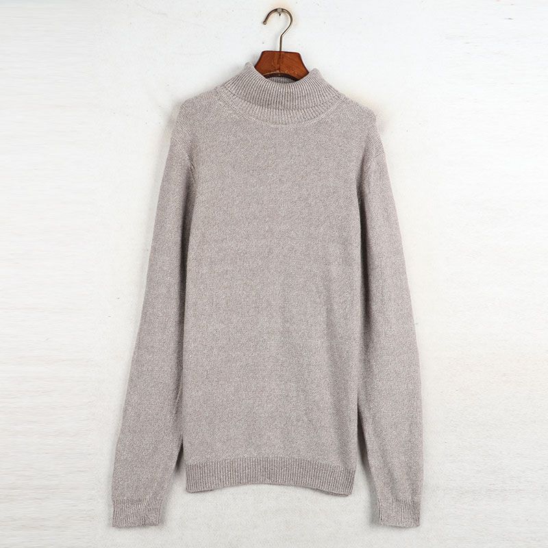 Sunshine House Autumn and Winter New Arrival Export European and American plus Size Women's Clothes Turtleneck Long Sleeves Sweater Base Knitwear