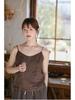 Women's Lightweight Casual Linen Camisole: Summer Style, See-Through, Breathable, Solid Color