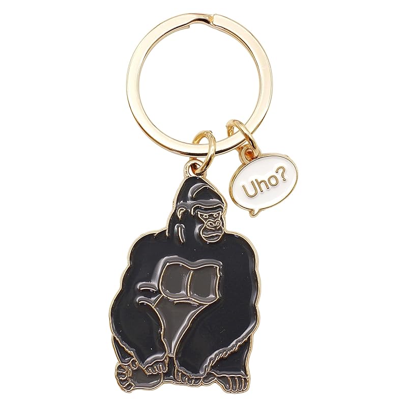 

world trading animal Keyring [gorilla] animal cute key ring Z0107/KH