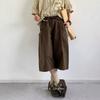 Retro Neutral Style Pants Casual Wide-leg Cropped Pants Men's Summer Loose Suit Pants Couple Straight Shorts