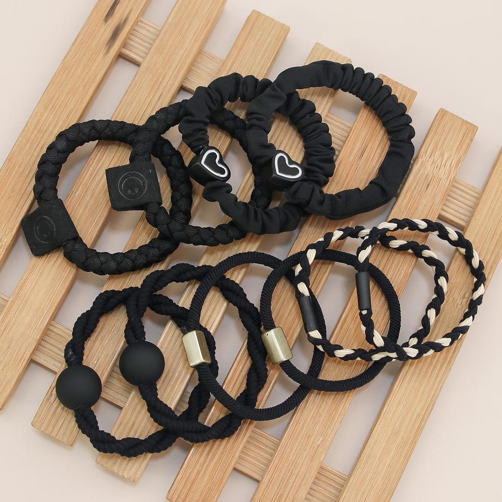 10Pcs/Set New Cute Bowknot Headbands Girls Elastic Hair Bands Hair Accessories for Women Cartoon Bows Headwear Ornaments