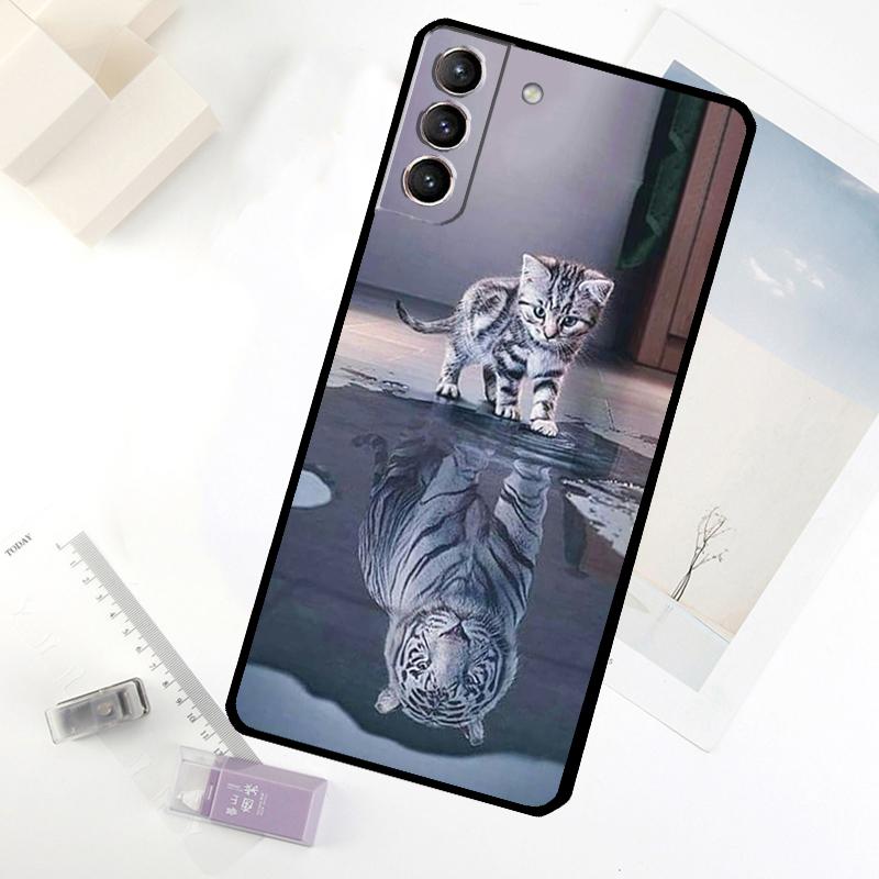 Animal Tiger Art Phone Case For Samsung Galaxy S25 FE S20 FE S21 S22 S23 S24 S25 S26 Ultra S10 S25 Plus Cover
