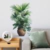 1PC Green Plant Potted Plant Simulation Flower Pot Wall Sticker Bedroom Living Room Foyer Home Wall Decoration Sticker