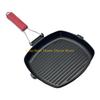 92MF Practical Grilling Skillets with Nonstick Surfaces Refined Iron Texture Perfect for Indoor Cooking of Steak and Bacons
