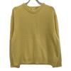Celine 2A21L739M Eddie Yellow Cashmere Silk Crew Neck Knit Sweater Tops M yellowUsed