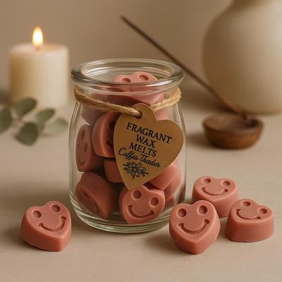 2x Soy Wax Melts Jar Peachy Cool