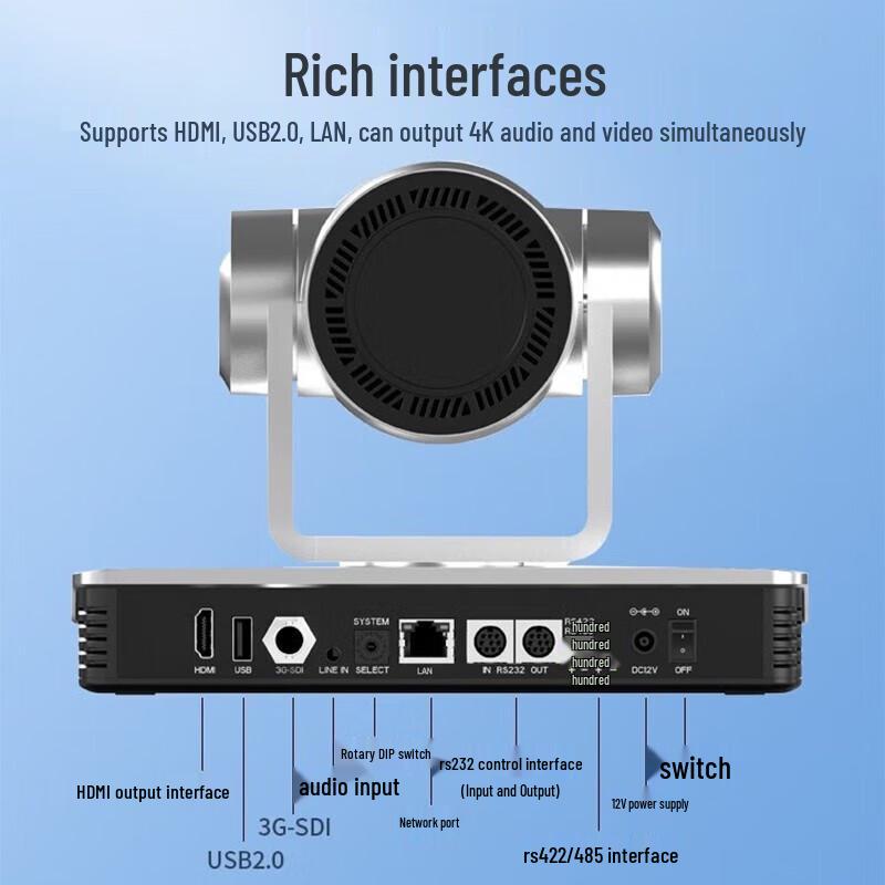 TCHD TC-430K 4K HD Live Streaming Camera (CN version)