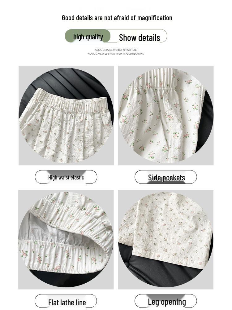 Women's Floral Yamamoto High-Waist Loose White Pants, Autumn 2025 Collection - Relaxed Narrow & Wide Leg.