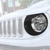 Front Light Headlight Lamp  Eyes Trim Cover For 2016-2018 Jeep Renegade TCZ