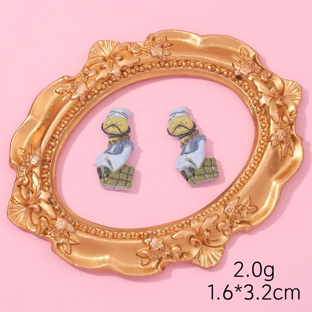 Cartoon Yokai Resin DIY Accessories for Hair Ties & Water Bottles