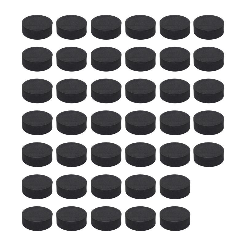 Adhesive-Backed Round Cushion Grip Set, Dense 40 Count for Speaker Feet, Quiet Contact, Scratch Guard and Home Care