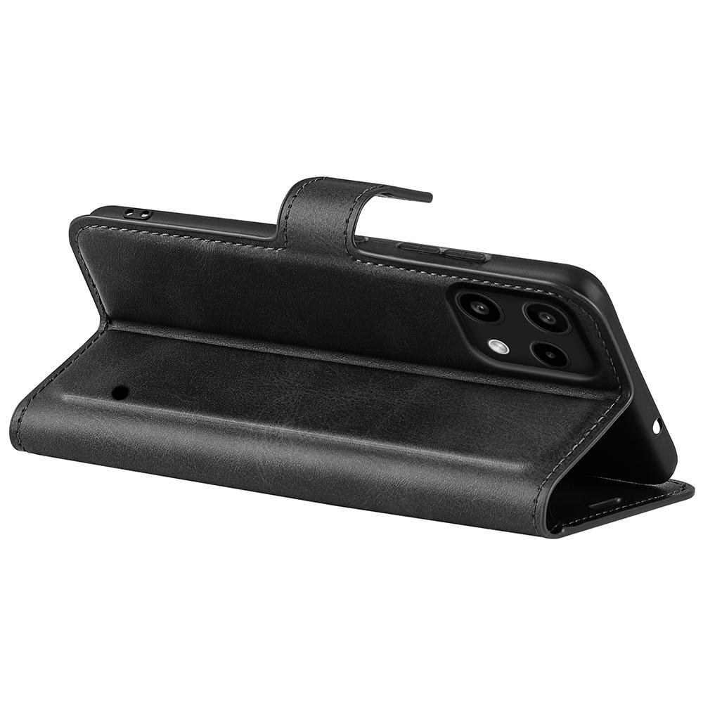 For Nothing Phone (3a) Lite 5G Stand Case Anti-Scratch Calf Texture Leather Phone Cover