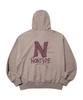 Nontype Signature Print Zip Up (Pigment Beige)