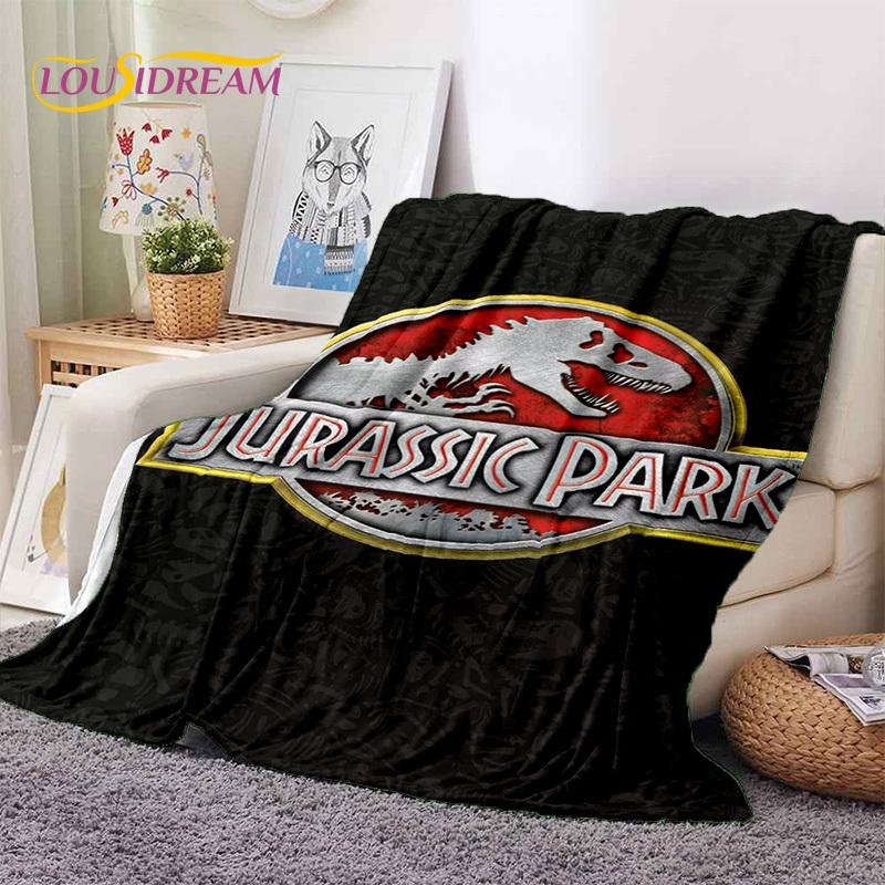 3D Cartoon Jurassic Park Dinosaurier Dino Weiche Flanelldecken, Überwurf Decke Bequeme Decke für Picknick Betten Zuhause Schlafzimmer Kinder