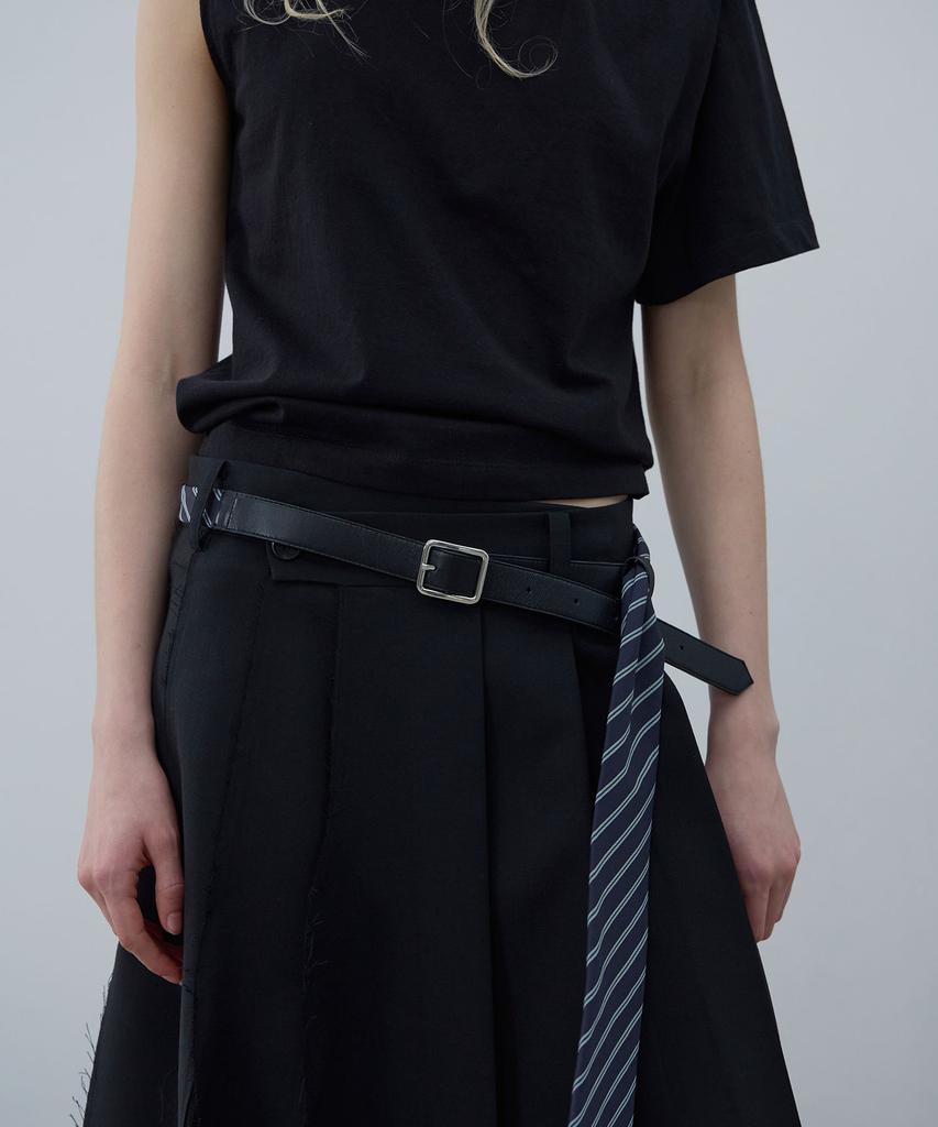 LCDC™ Asymmetric Sleeve Top (Black)